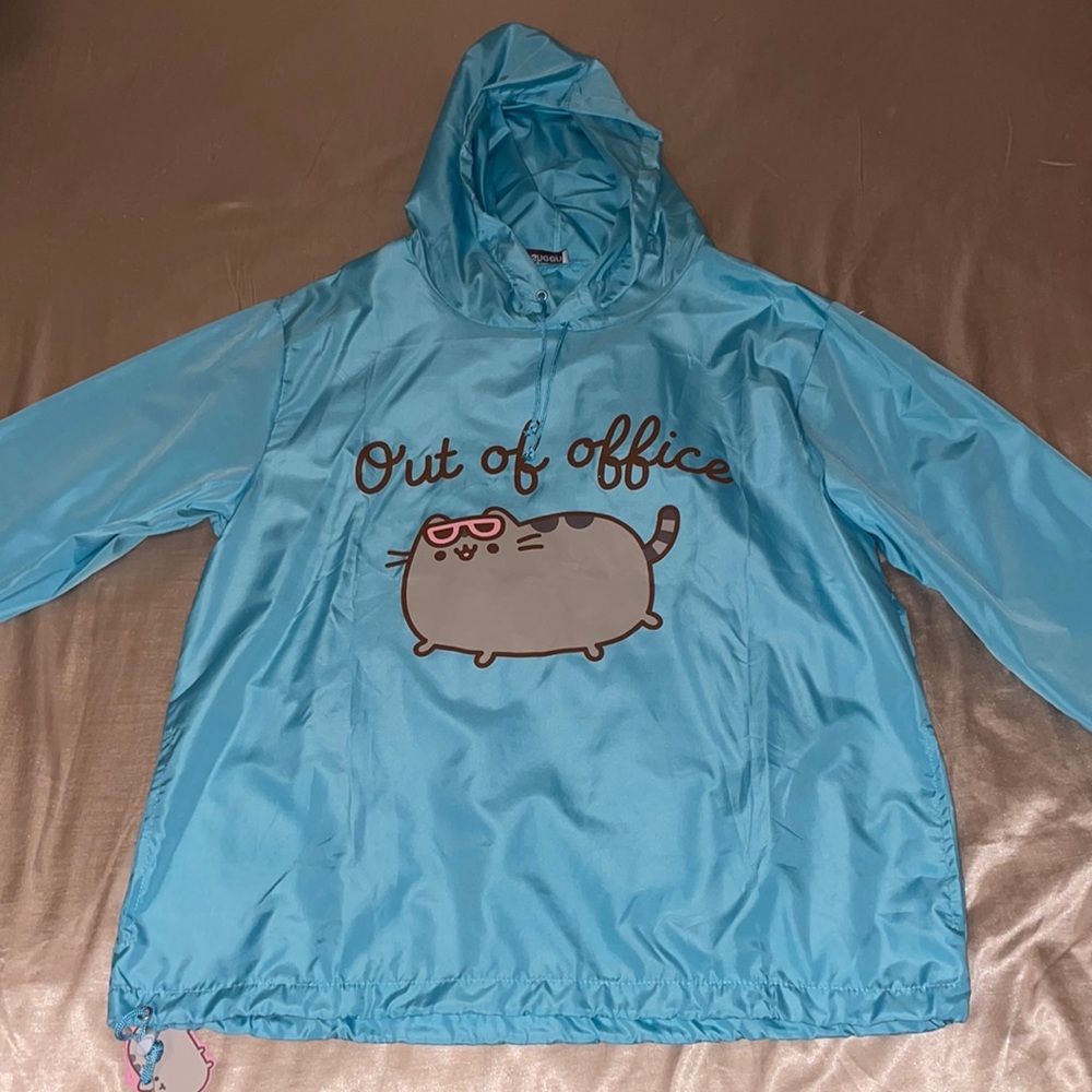 Pusheen Out of Office Windbreaker